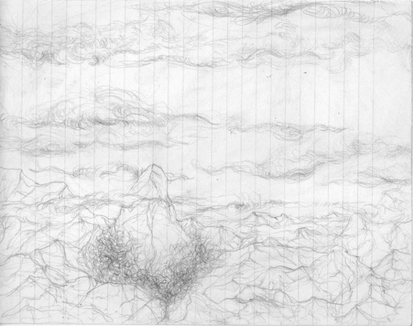 Pencil-drawing on paper 2016